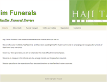 Tablet Screenshot of hajitaslimfunerals.com